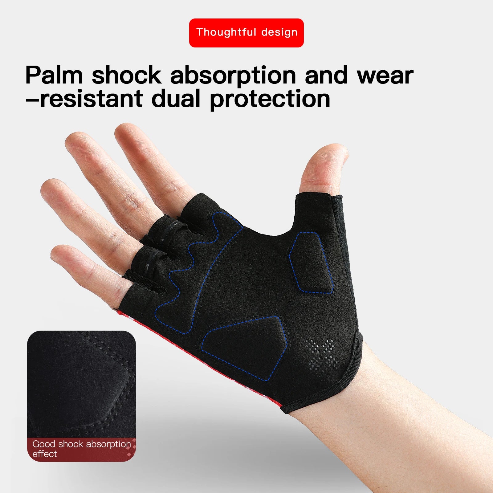 Half Finger Cycling & Fitness Gloves – Anti-Slip Shock-Absorbing Sports Gloves