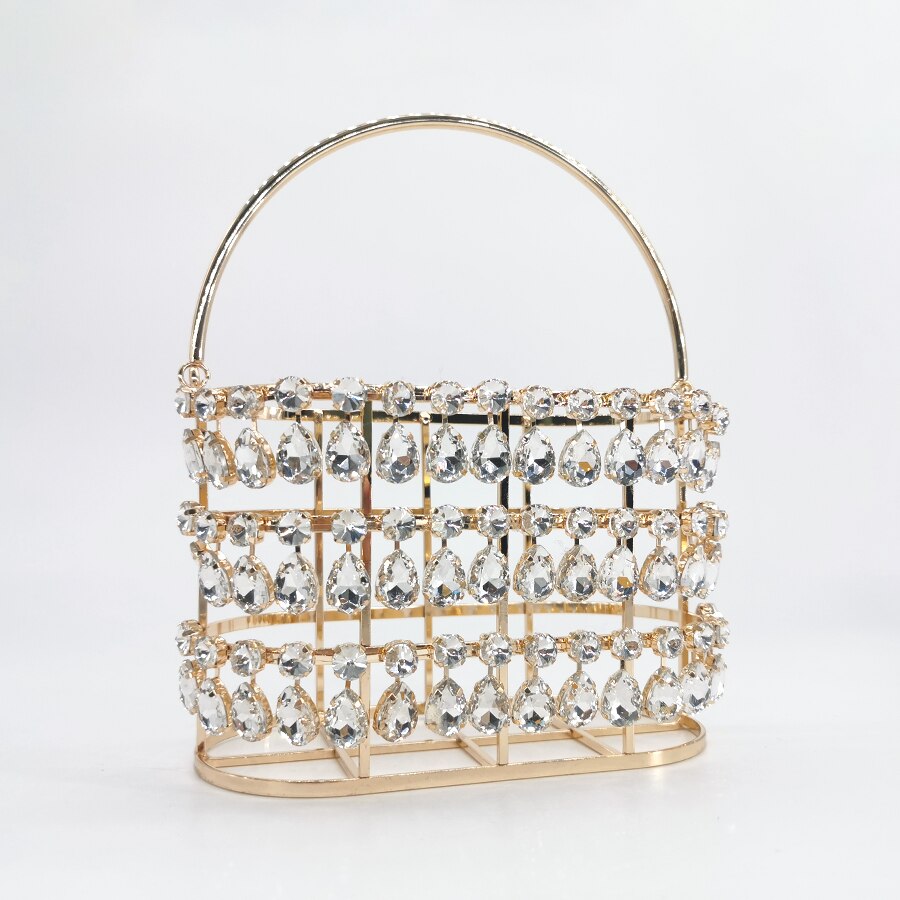 Luxury Crystal Diamond Evening Clutch