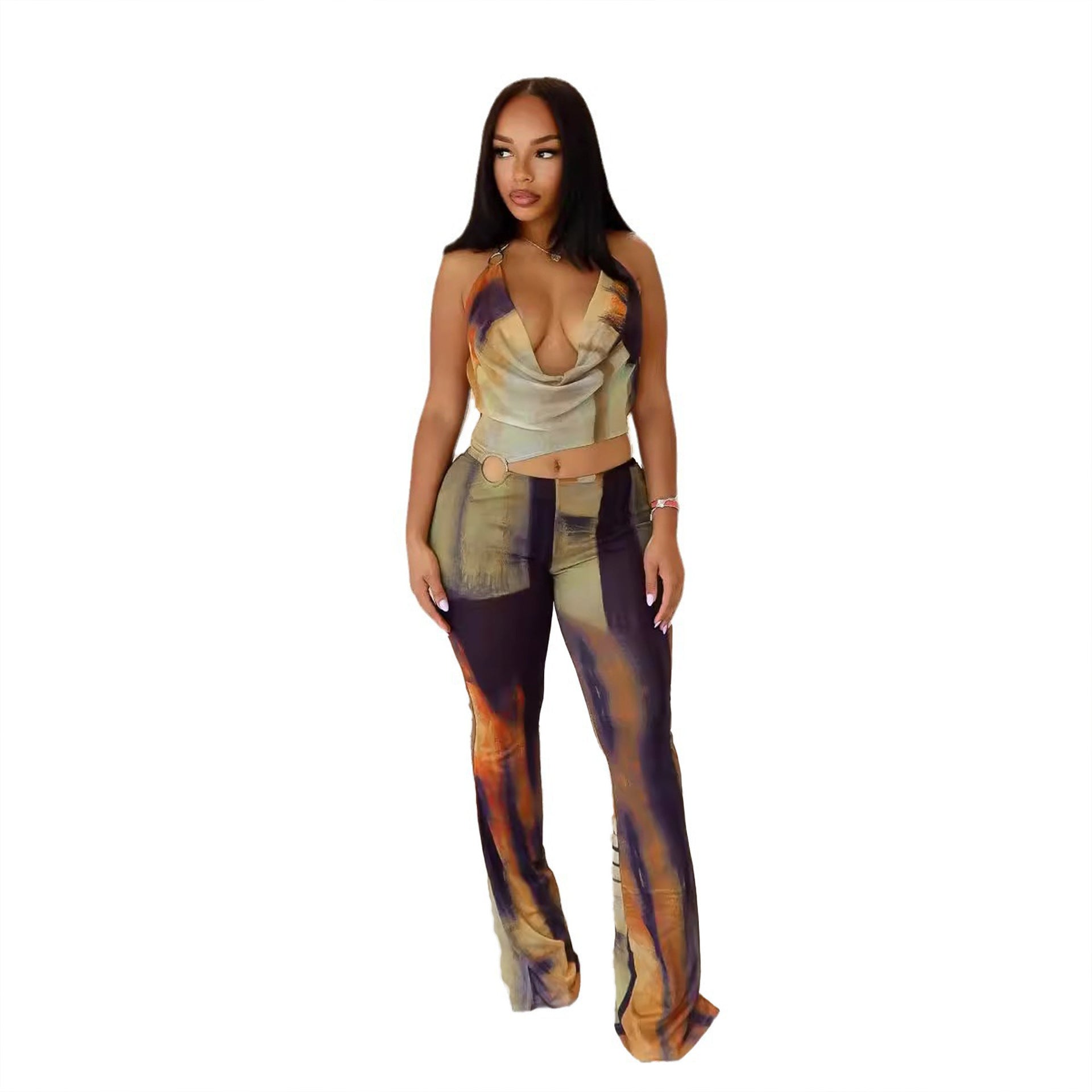Women's Sleeveless Wide-Leg Loose Fit Jumpsuit