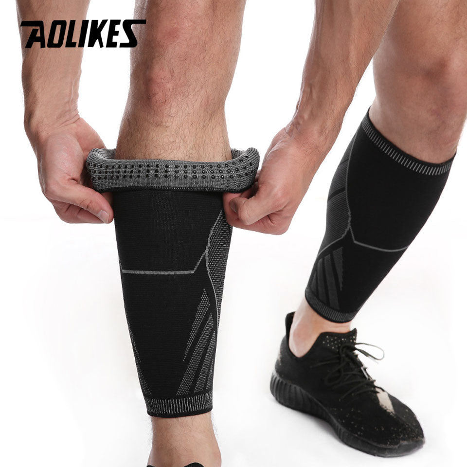 Compression Calf Sleeve – Basketball, Running & Cycling Leg Support