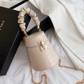 PU Leather Bucket Crossbody Bag