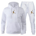 Men's Colour-Block Hoodie & Sweatpants Set