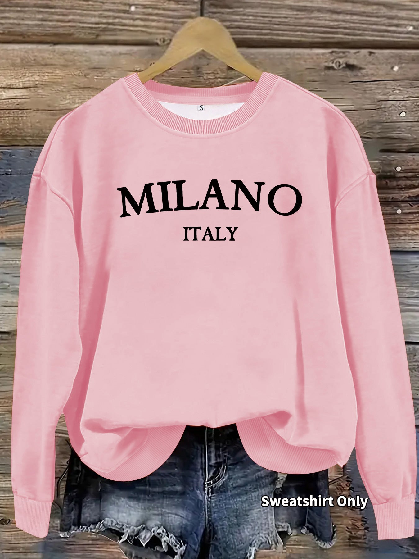 Women's Milano Print Long-Sleeve Sweatshirt