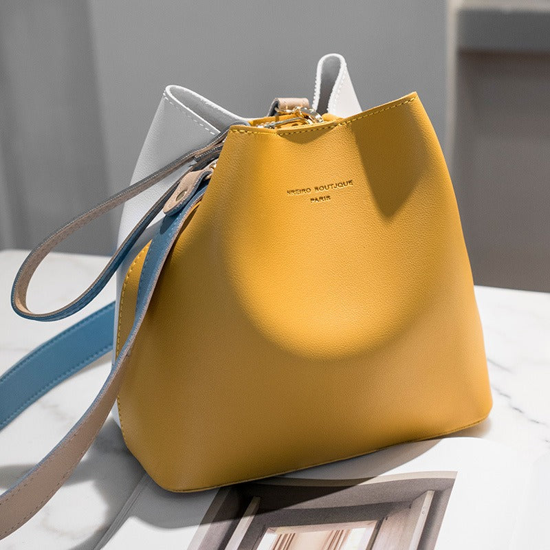 Large Capacity PU Leather Messenger Bag