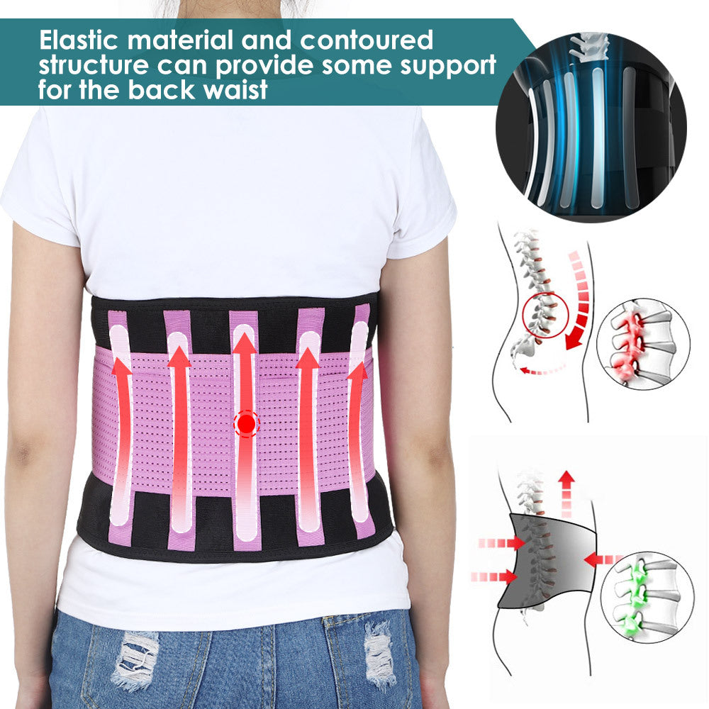 Breathable Elastic Abdominal Support Belt – Core & Back Training
