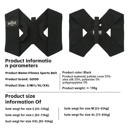Fitness Heavy Shoulder Support Straps