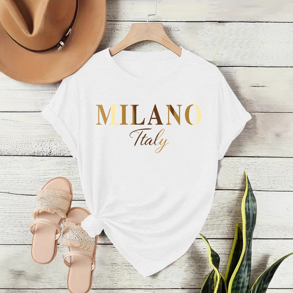 Women's Milano Print Short-Sleeve T-Shirt