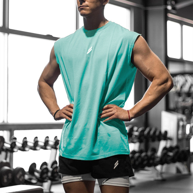 Men's Loose Oversized Mesh Fitness Vest — Quick-Dry Running & Training Tank Top