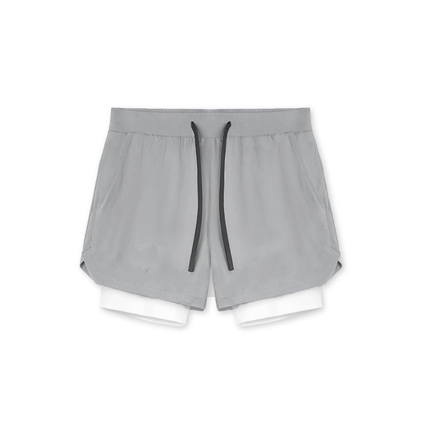 Men's Quick-Dry Double-Layer Basketball & Training Shorts — Stretch Nylon Fitness Shorts