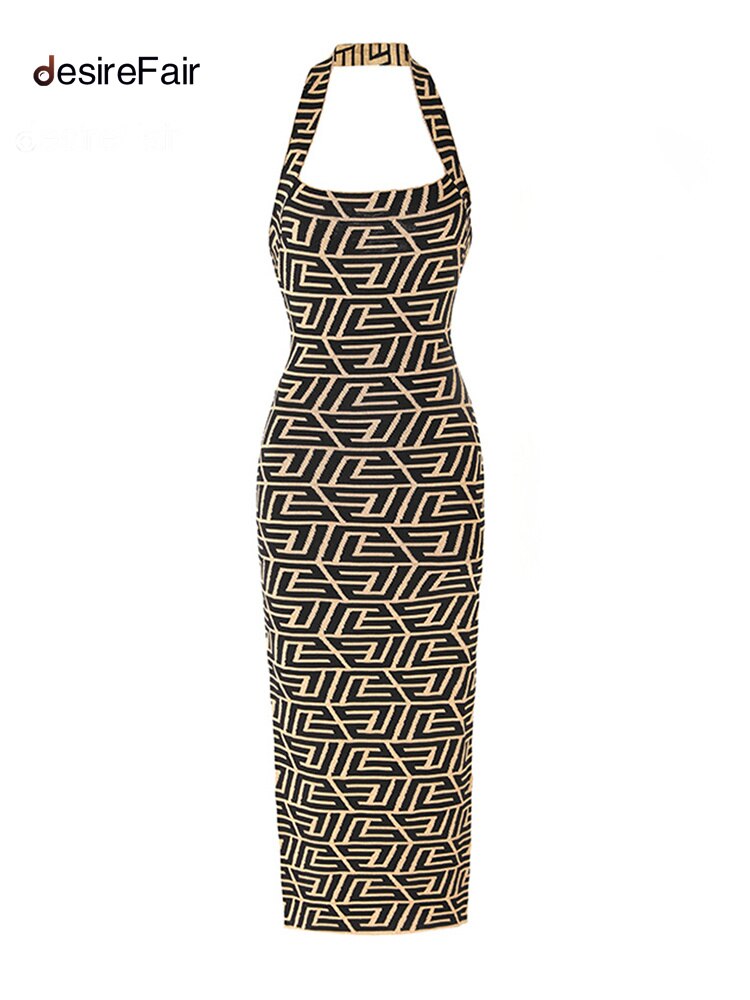 Women's Sleeveless Square Neck Smocked Slim Dress
