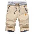 Men's Pure Cotton Straight-Leg Casual Pants – Button Detail