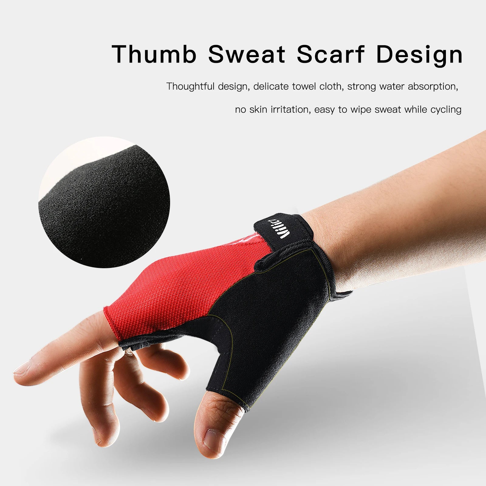 Half Finger Cycling & Fitness Gloves – Anti-Slip Shock-Absorbing Sports Gloves