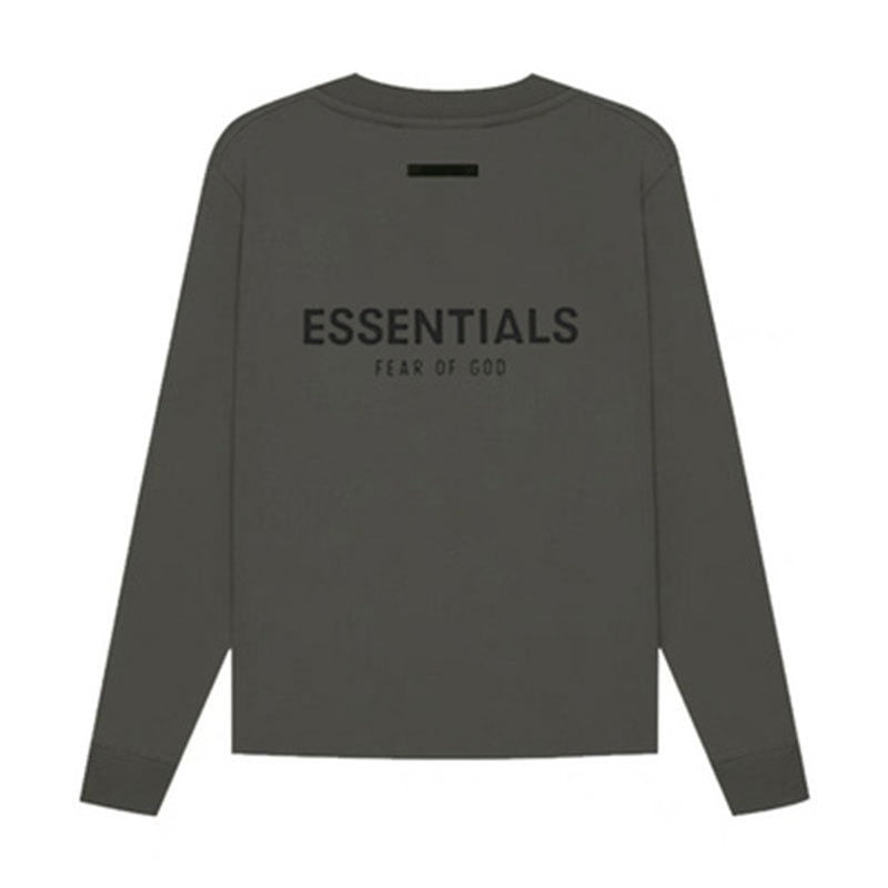 Pressure Glue Letter Print Long Sleeve T-Shirt