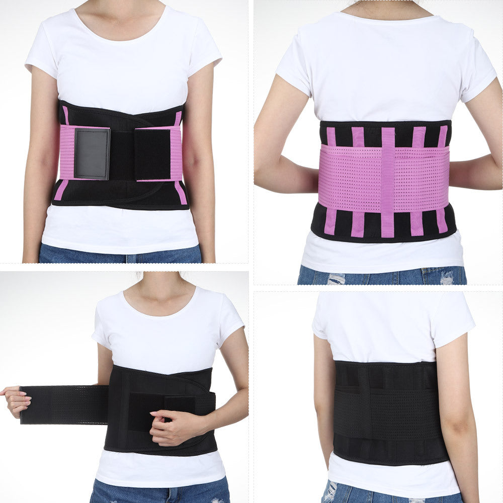 Breathable Elastic Abdominal Support Belt – Core & Back Training