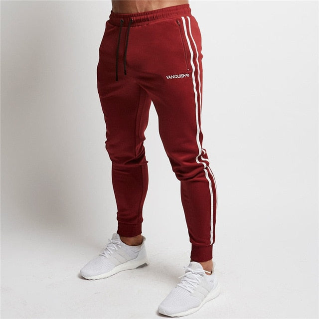 Men's Bodybuilding Fitness Joggers — Quick-Dry Gym Training Sweatpants