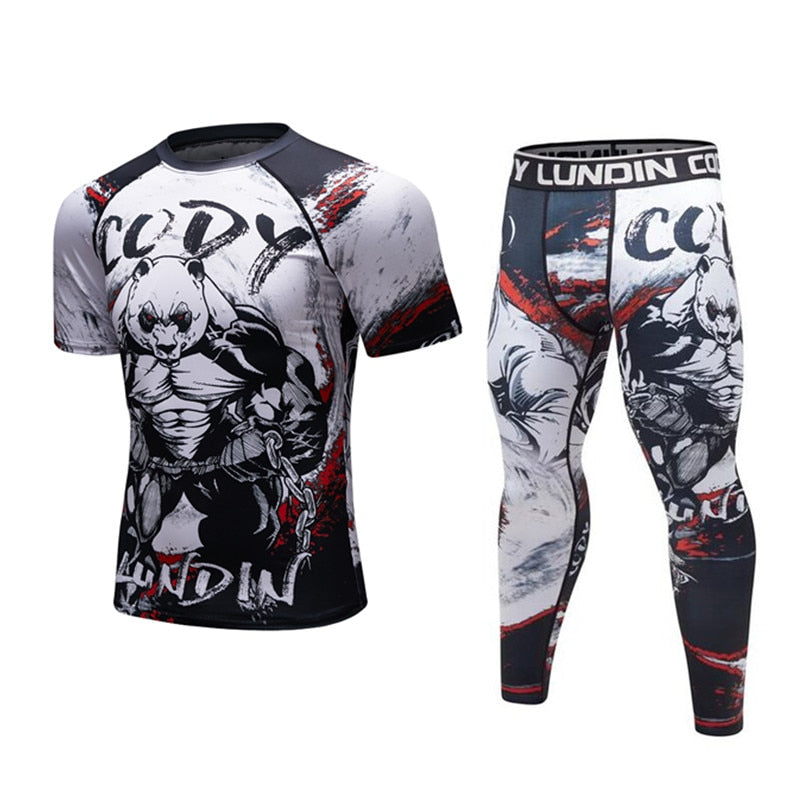 Men's MMA Compression Rashguard T-Shirt