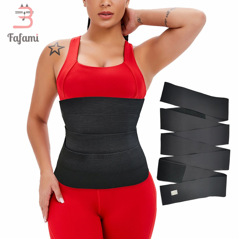 Postpartum Belly Band & Waist Trainer – Slimming Tummy Compression Wrap Belt