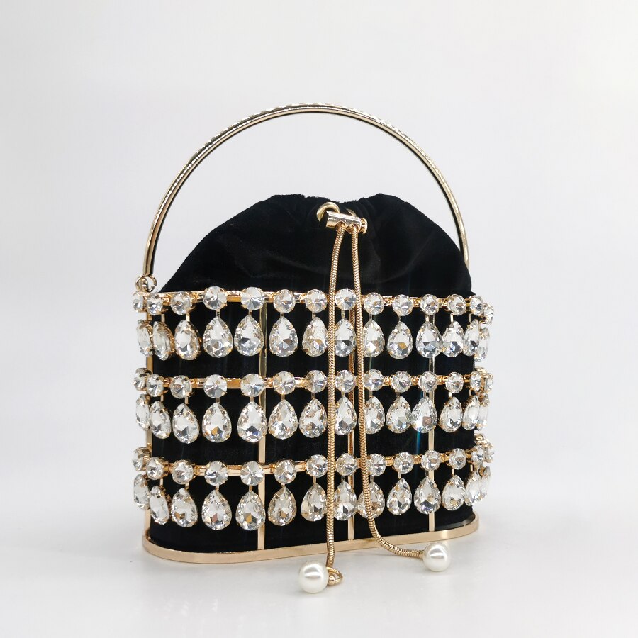 Luxury Crystal Diamond Evening Clutch