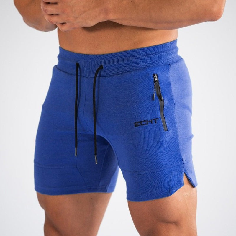 Men's Running Zipper Pocket Shorts — Mesh Breathable Fitness Training & Beach Shorts