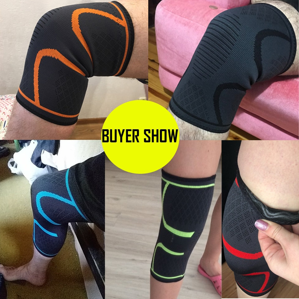 Compression Knee Pad Sleeve – Running, Cycling, Basketball & Volleyball Support