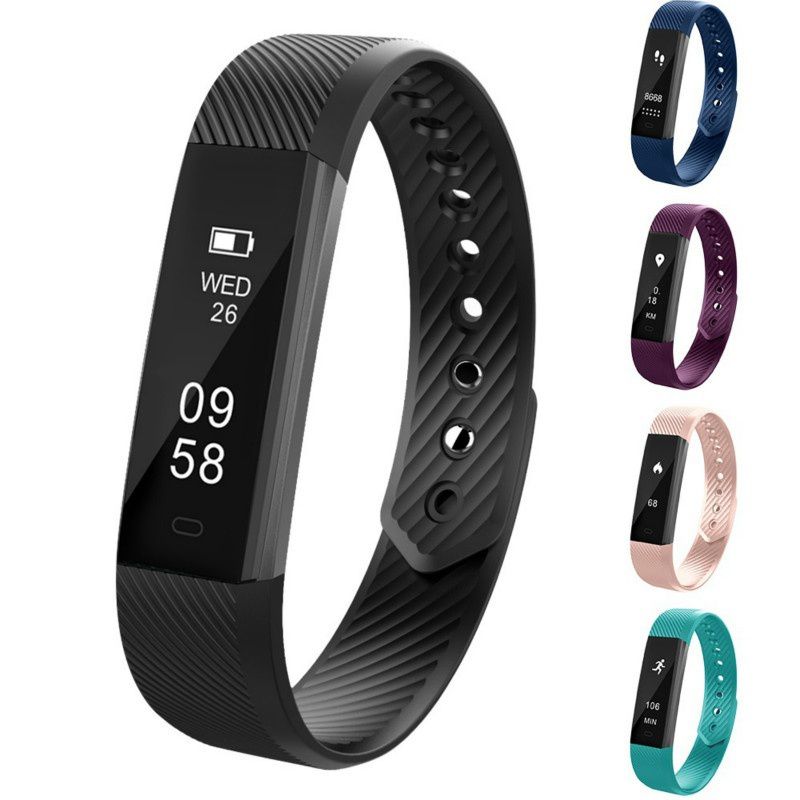 ID115 Smart Fitness Bracelet – Pedometer, Sleep Monitor & IP67