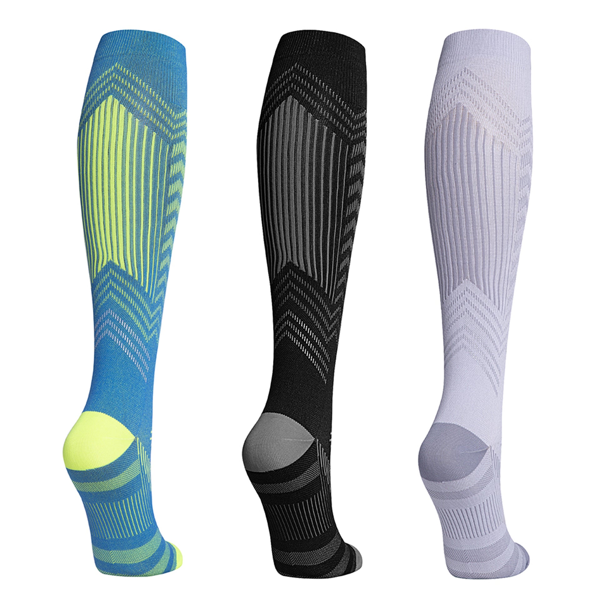 Reflective Compression Running Socks – High Leg Sports & Cycling Socks