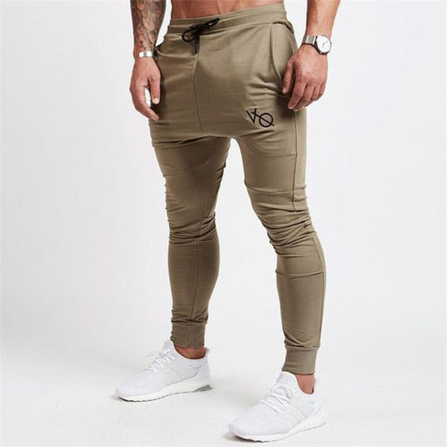 Men's Bodybuilding Fitness Joggers — Quick-Dry Gym Training Sweatpants