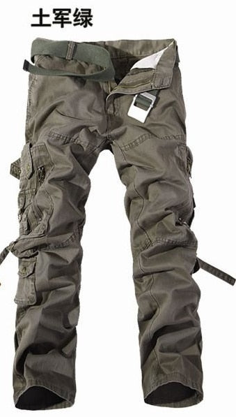 Men's Multi-Pocket Military Cargo Pants