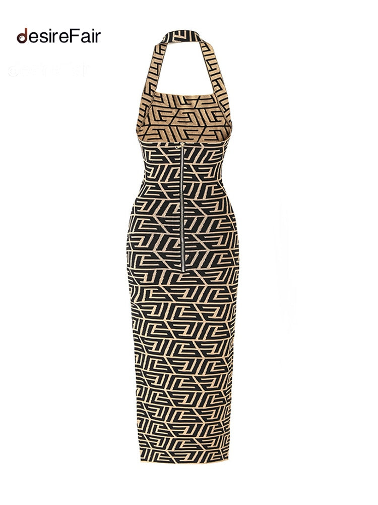 Women's Sleeveless Square Neck Smocked Slim Dress