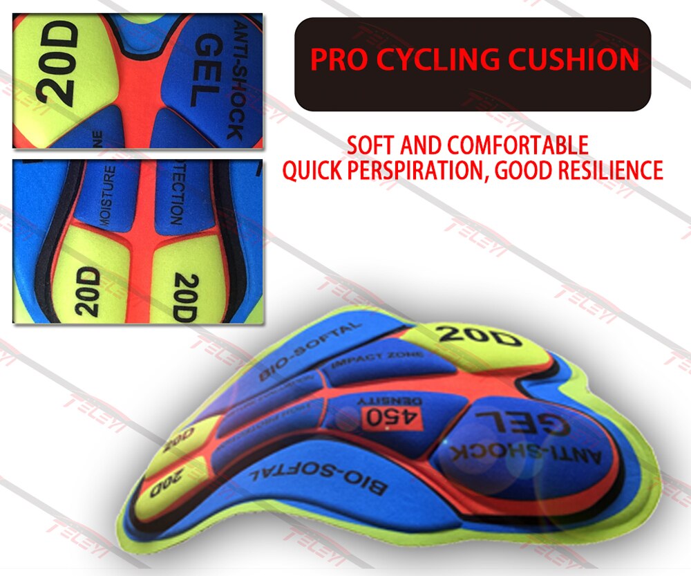 Men's Pro Team Cycling Jersey & Bib Shorts Set – Short & Long Sleeve