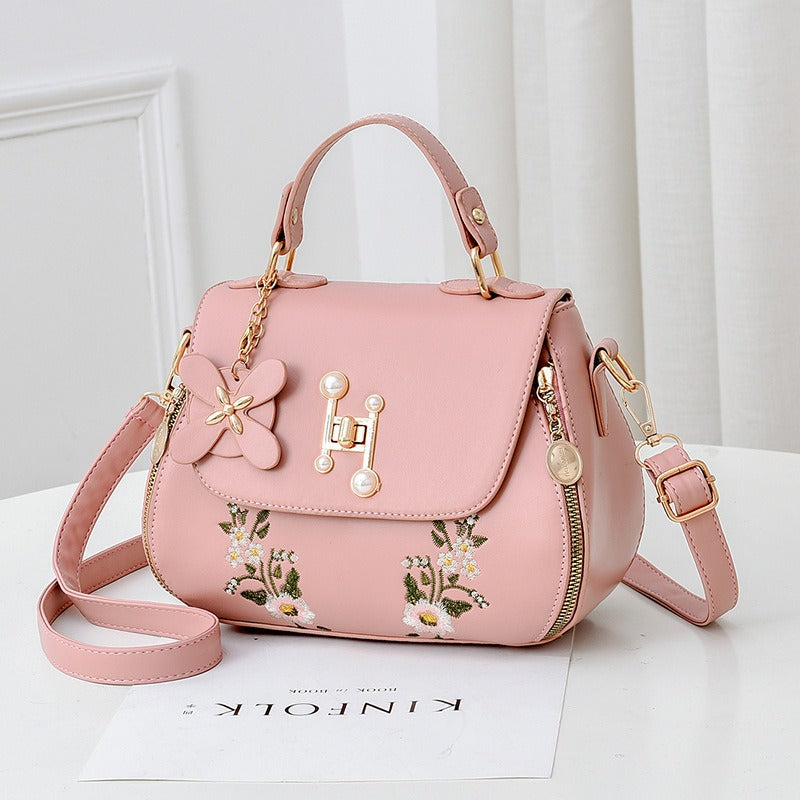 Women's PU Leather Bucket Shoulder Bag