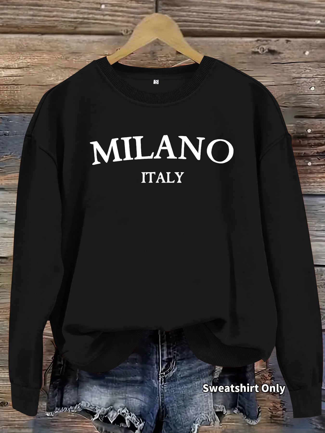 Women's Milano Print Long-Sleeve Sweatshirt