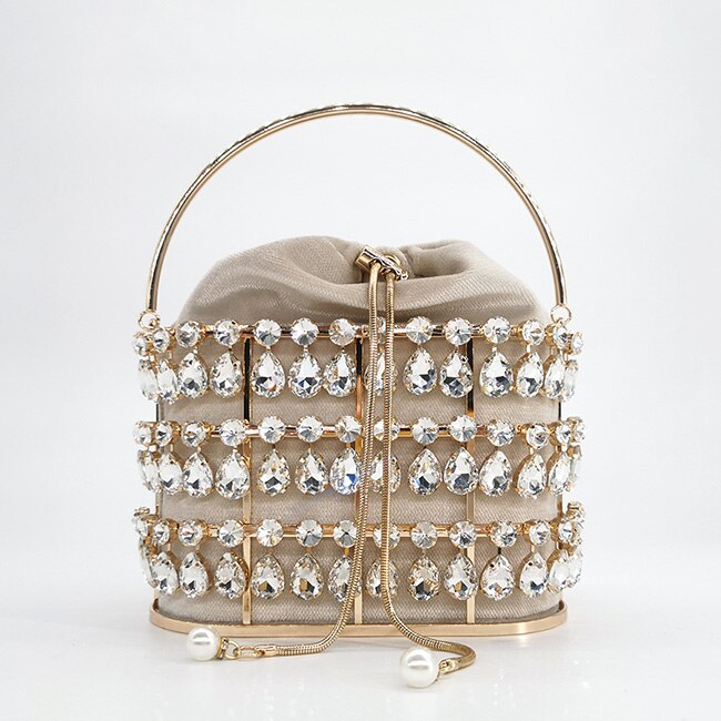 Luxury Crystal Diamond Evening Clutch