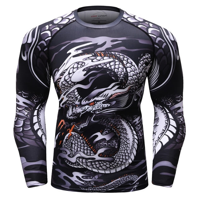 Men's MMA Compression Rashguard T-Shirt