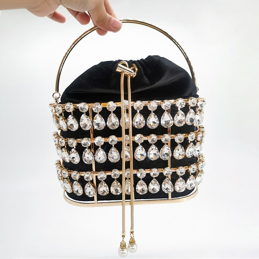Luxury Crystal Diamond Evening Clutch