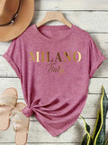 Women's Milano Print Short-Sleeve T-Shirt