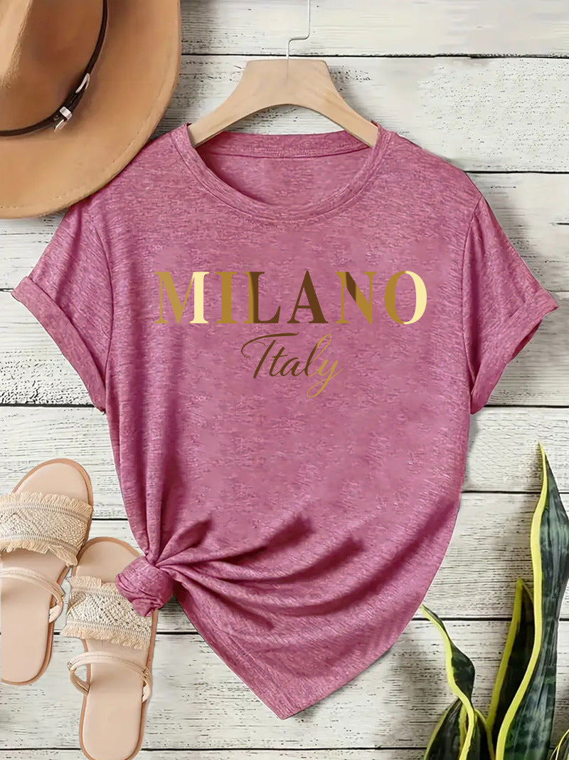 Women's Milano Print Short-Sleeve T-Shirt