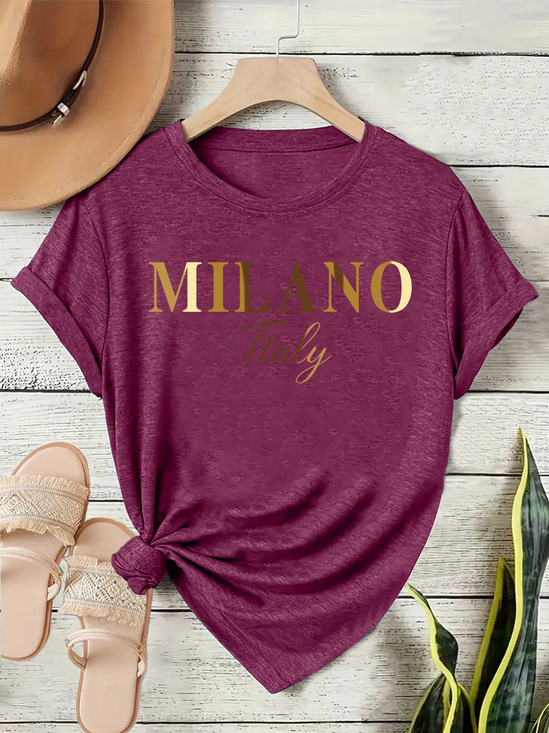 Women's Milano Print Short-Sleeve T-Shirt