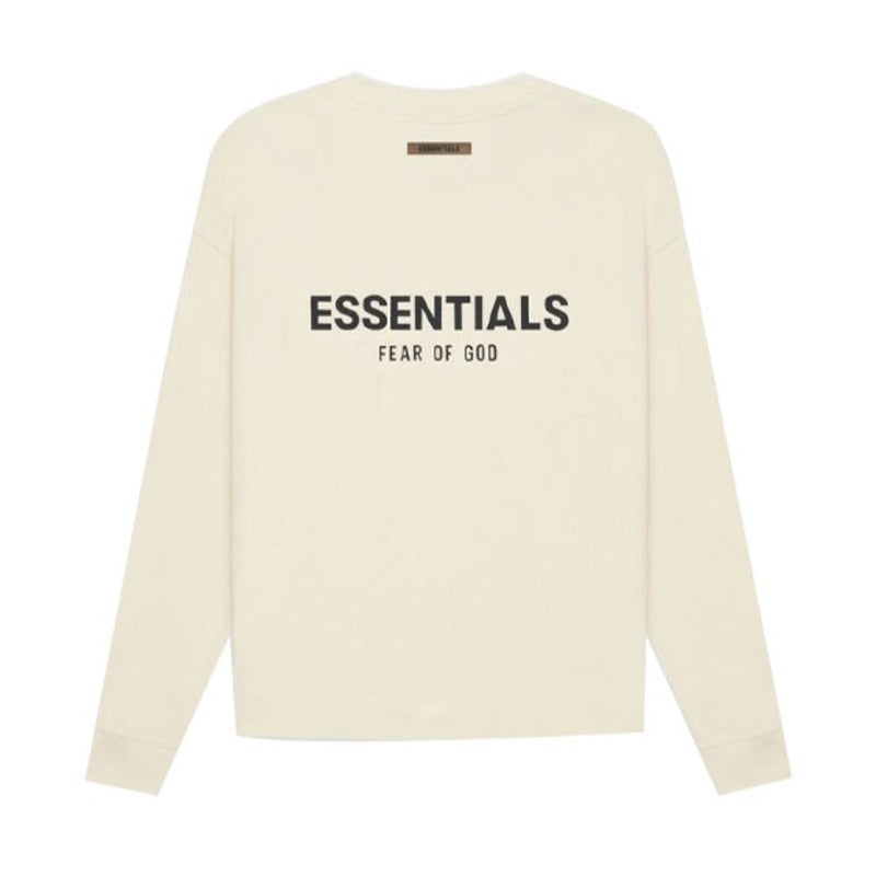 Pressure Glue Letter Print Long Sleeve T-Shirt