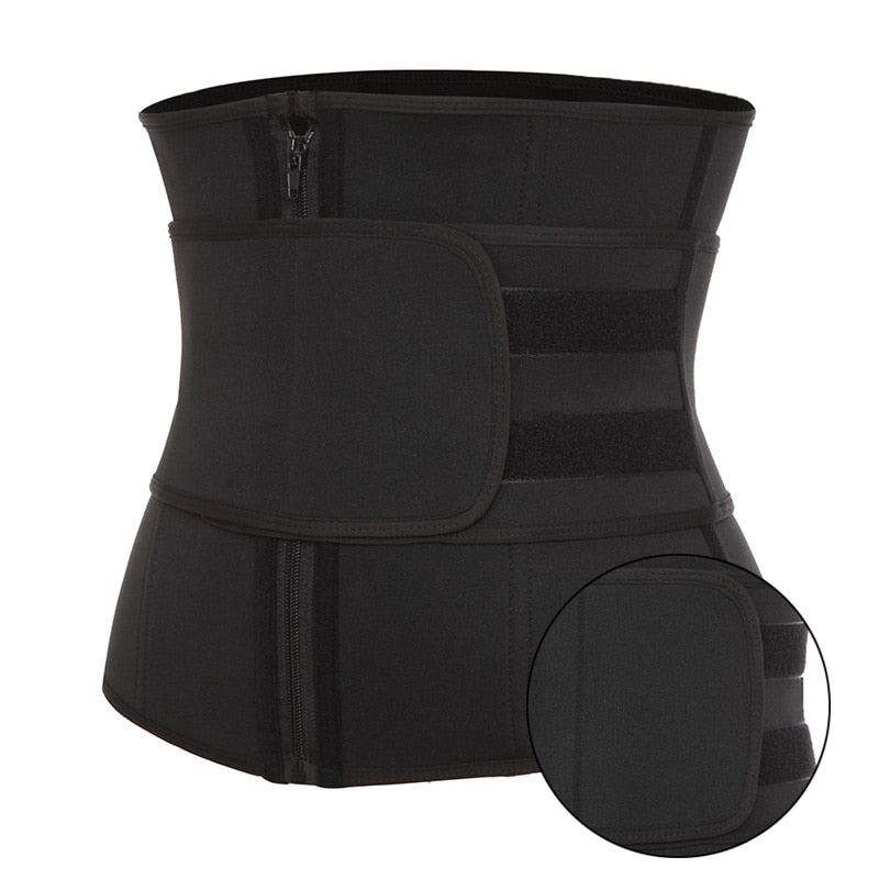 Neoprene Sauna Waist Trainer Corset – Sweat Belt for Women, Weight Loss & Workout