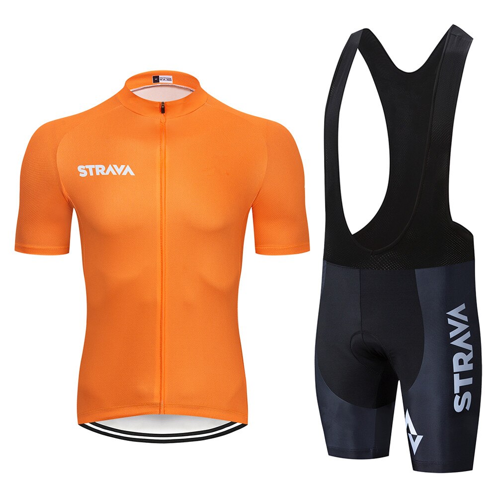 Men's Pro Team Cycling Jersey & Bib Shorts Set