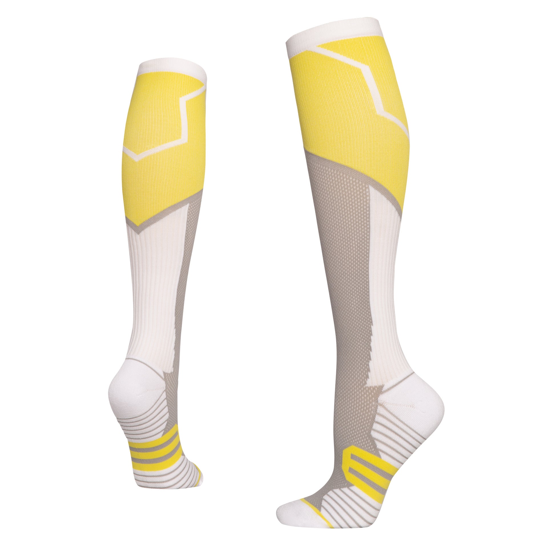 Women's Gradient Compression Socks – Long Tube Fitness & Skipping Rope Calf Socks