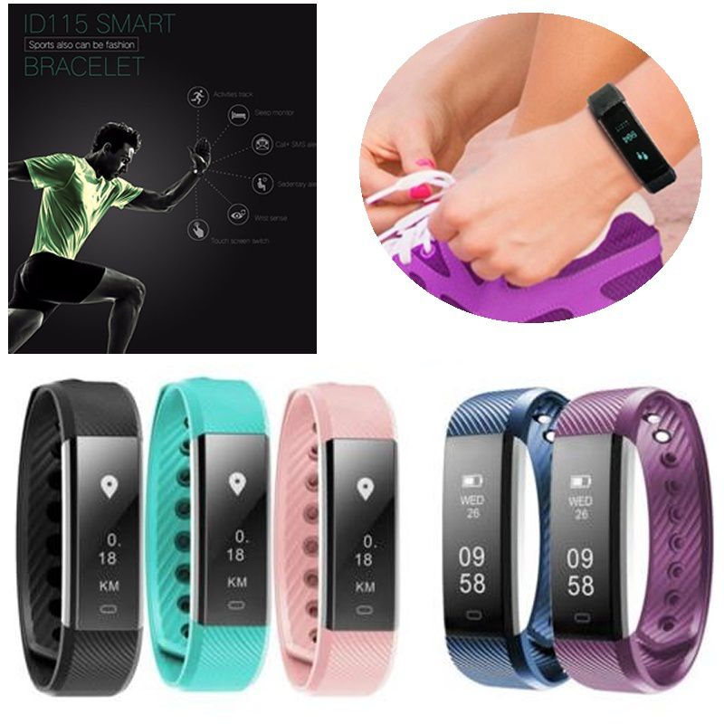 ID115 Smart Fitness Bracelet – Pedometer, Sleep Monitor & IP67