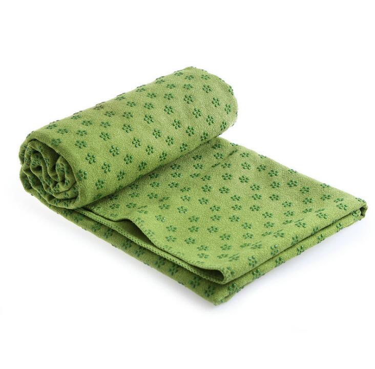 Non-Slip Yoga Mat Cover Towel – 183x63cm, 10 Colours