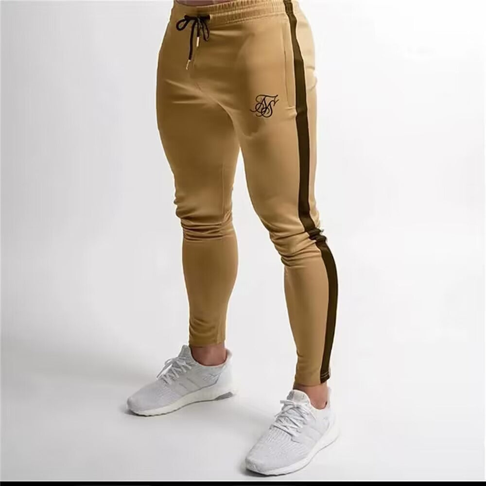 Men's Slim Fit Ankle Strap Fitness Pants