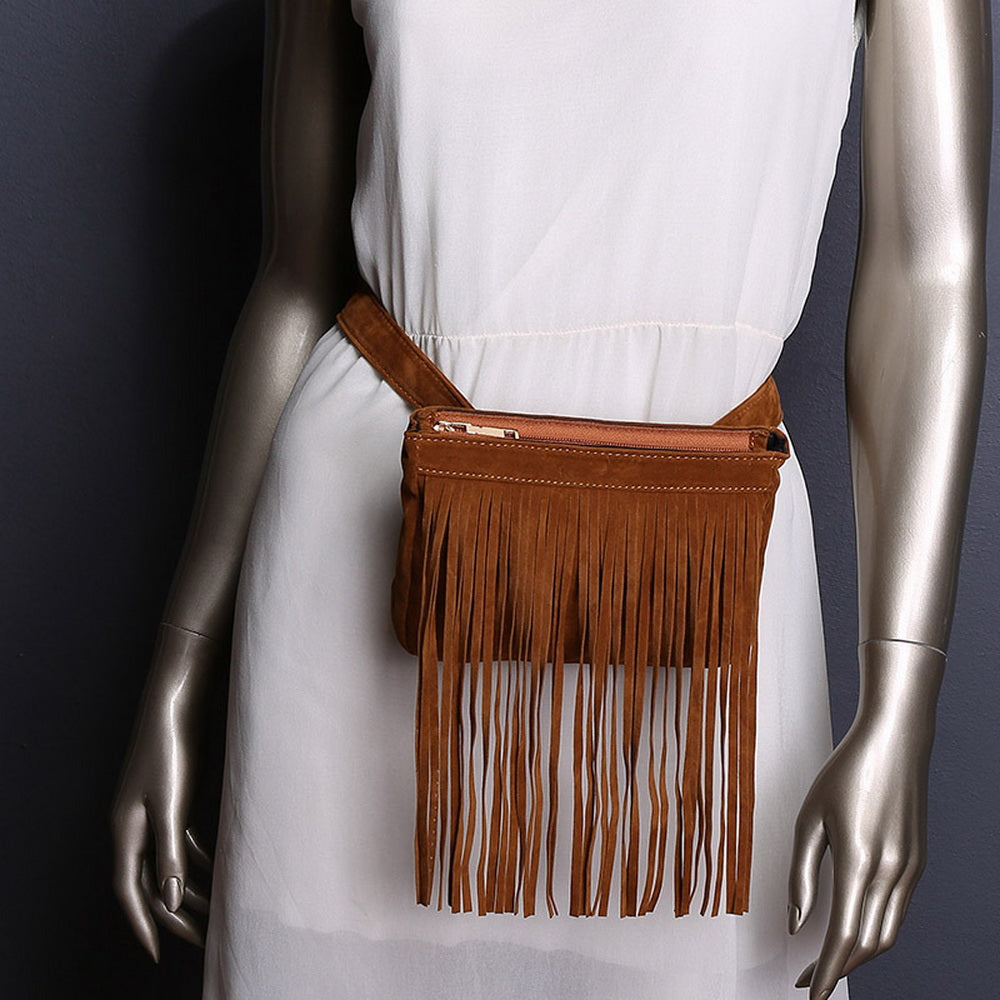 Vintage Tassel Waist Pack