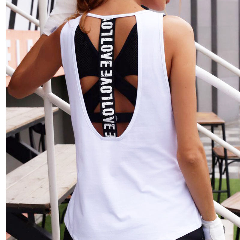 Women's Quick-Dry Yoga & Fitness Tank Top — Breathable Sleeveless Running Vest