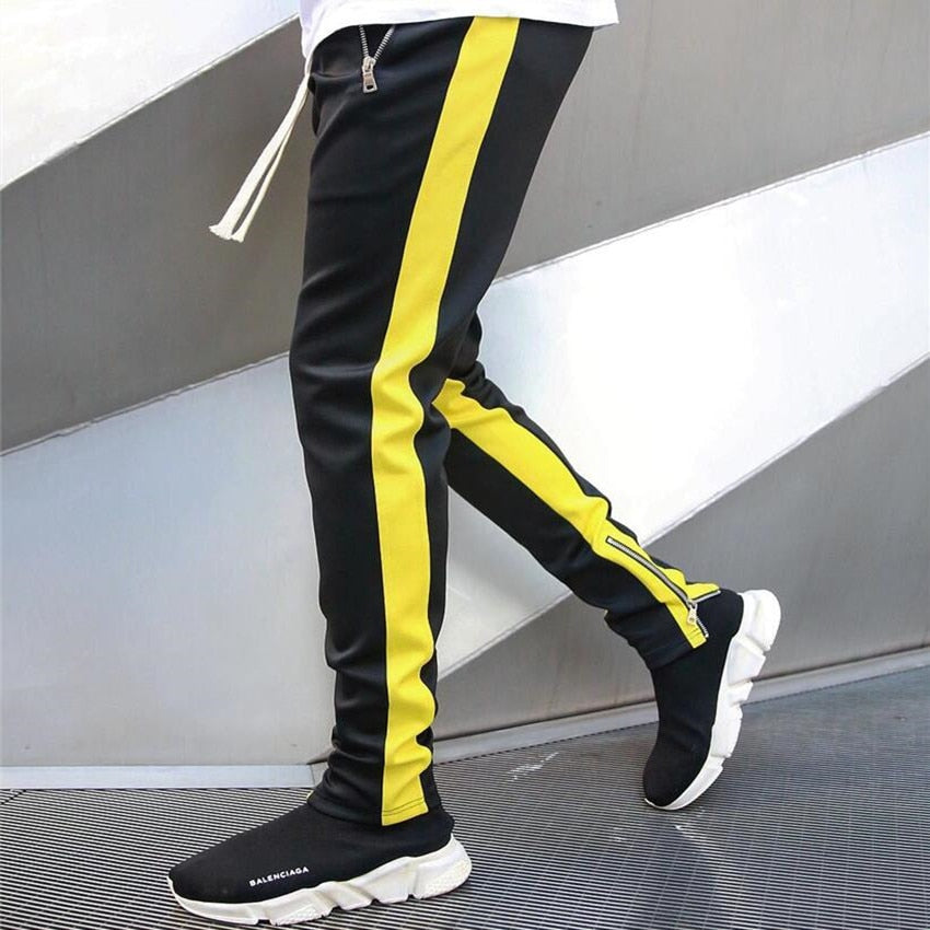 Men's Skinny Jogger Sweatpants – Casual Fitness Tracksuit Bottoms