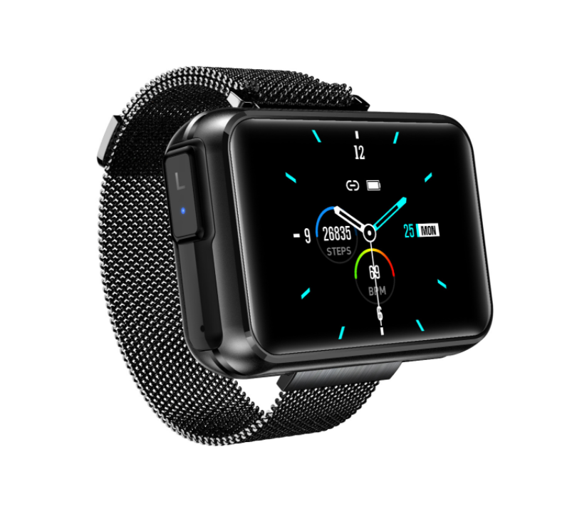 SANLEPUS Smart Watch + Wireless Earbuds – 2-in-1 Fitness Bracelet