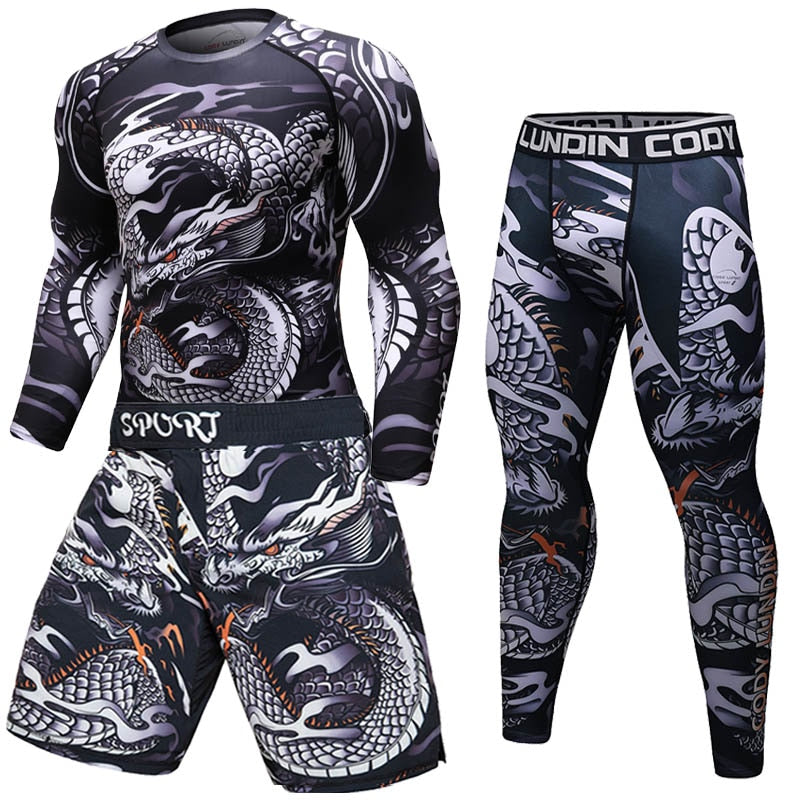 Men's MMA Compression Rashguard T-Shirt